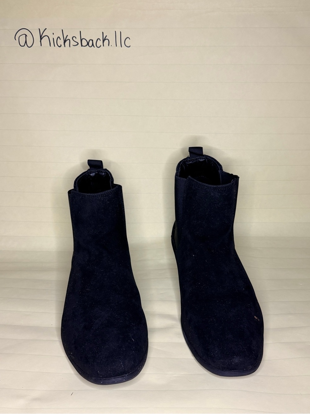 ASOS Black Suede Chelsea Boots